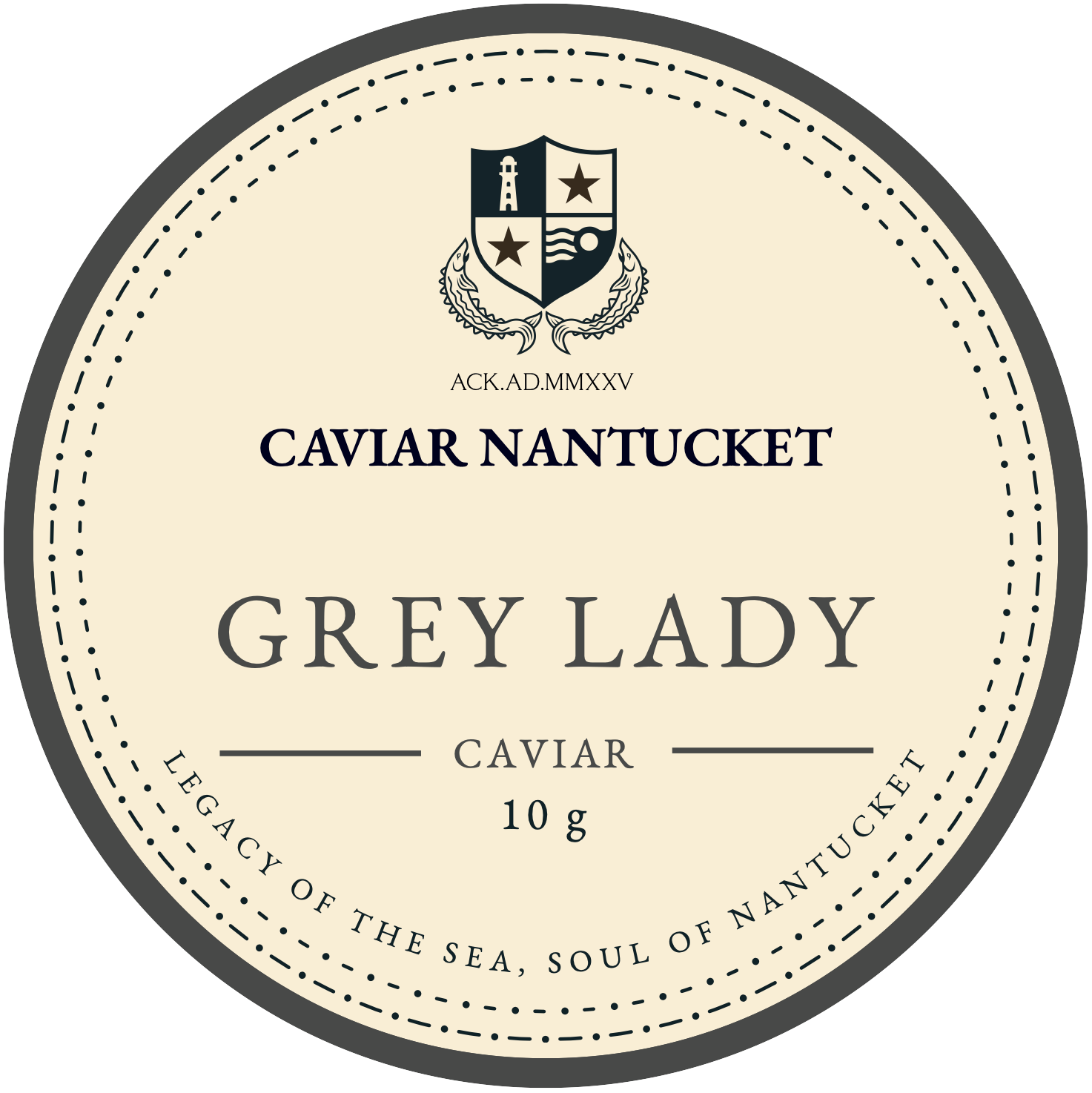 Grey Lady Baerii caviar pearls by Caviar Nantucket
